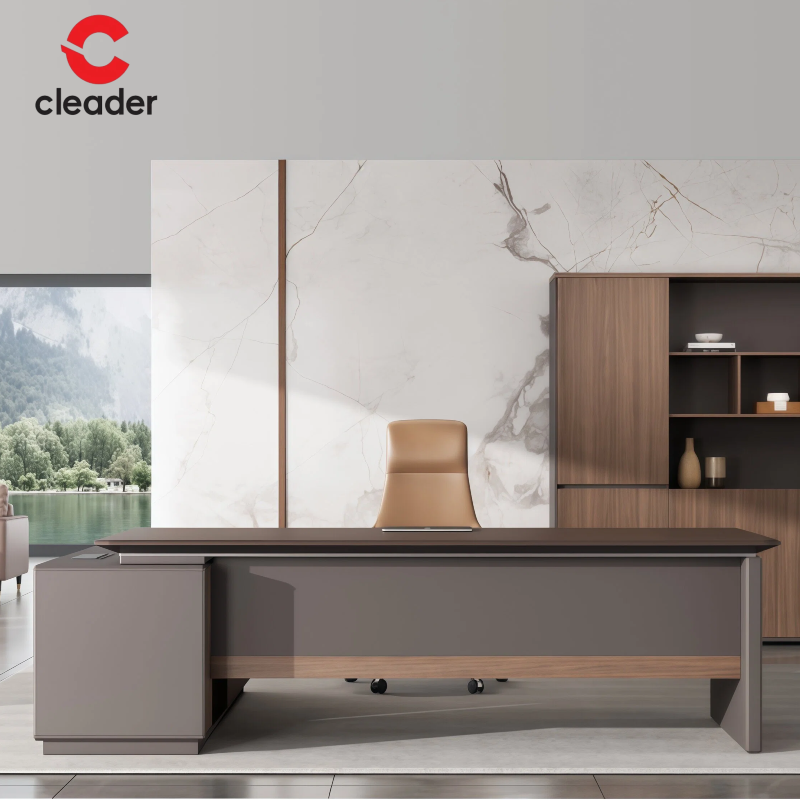 Luxury Work Table Escritorio De Oficina Furniture L Shape Strong Mobilier Bureau