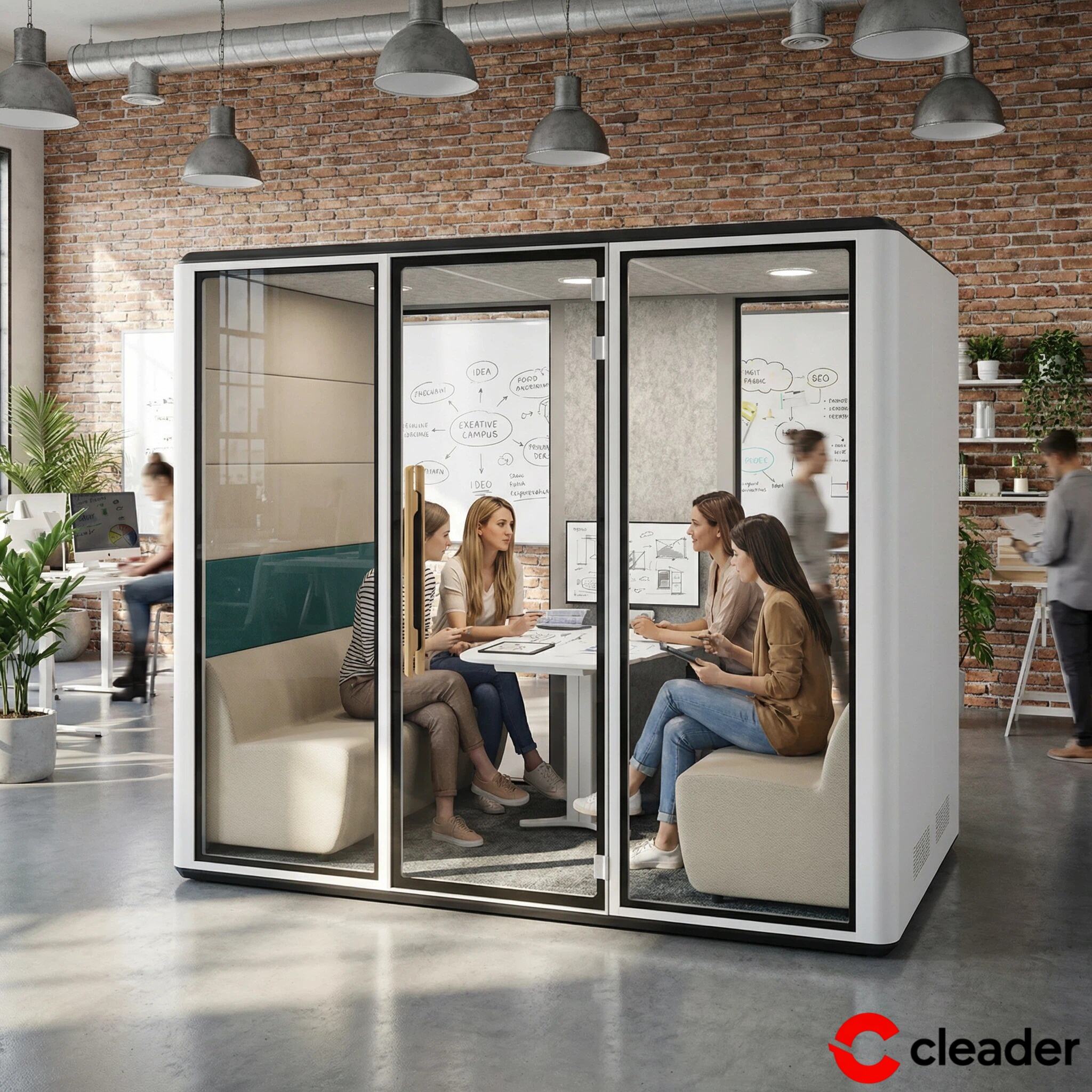 Comment les cabines de réunion pour bureaux améliorent-elles la collaboration et la productivité ?
