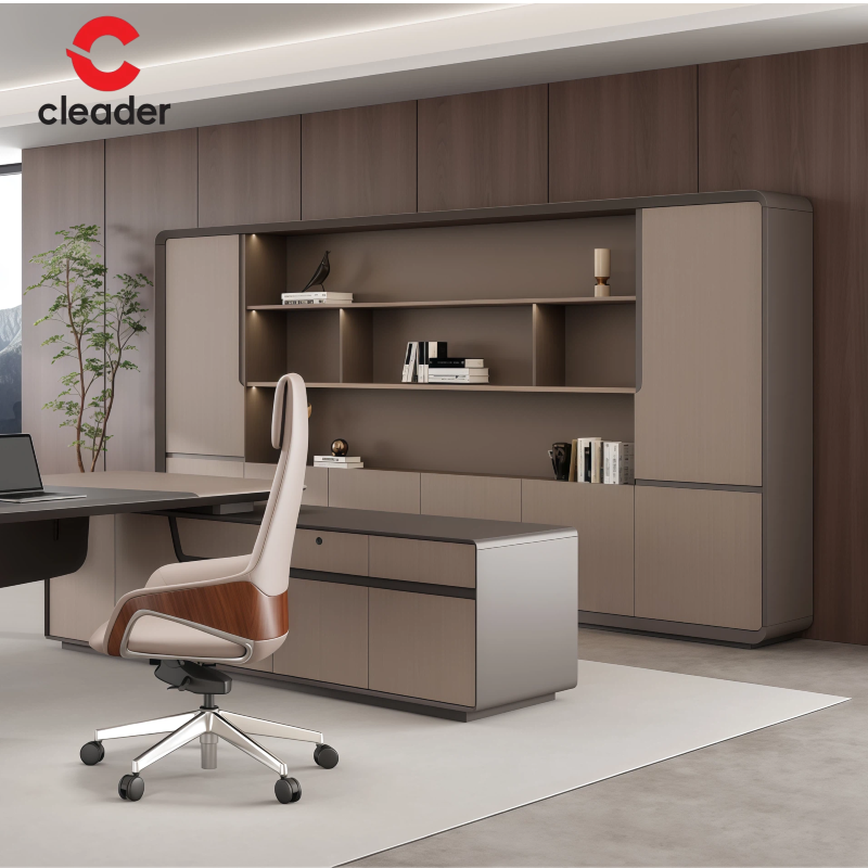 Modern Executive Office Filing Cabinet Durable Wooden Furniture for  Commercial