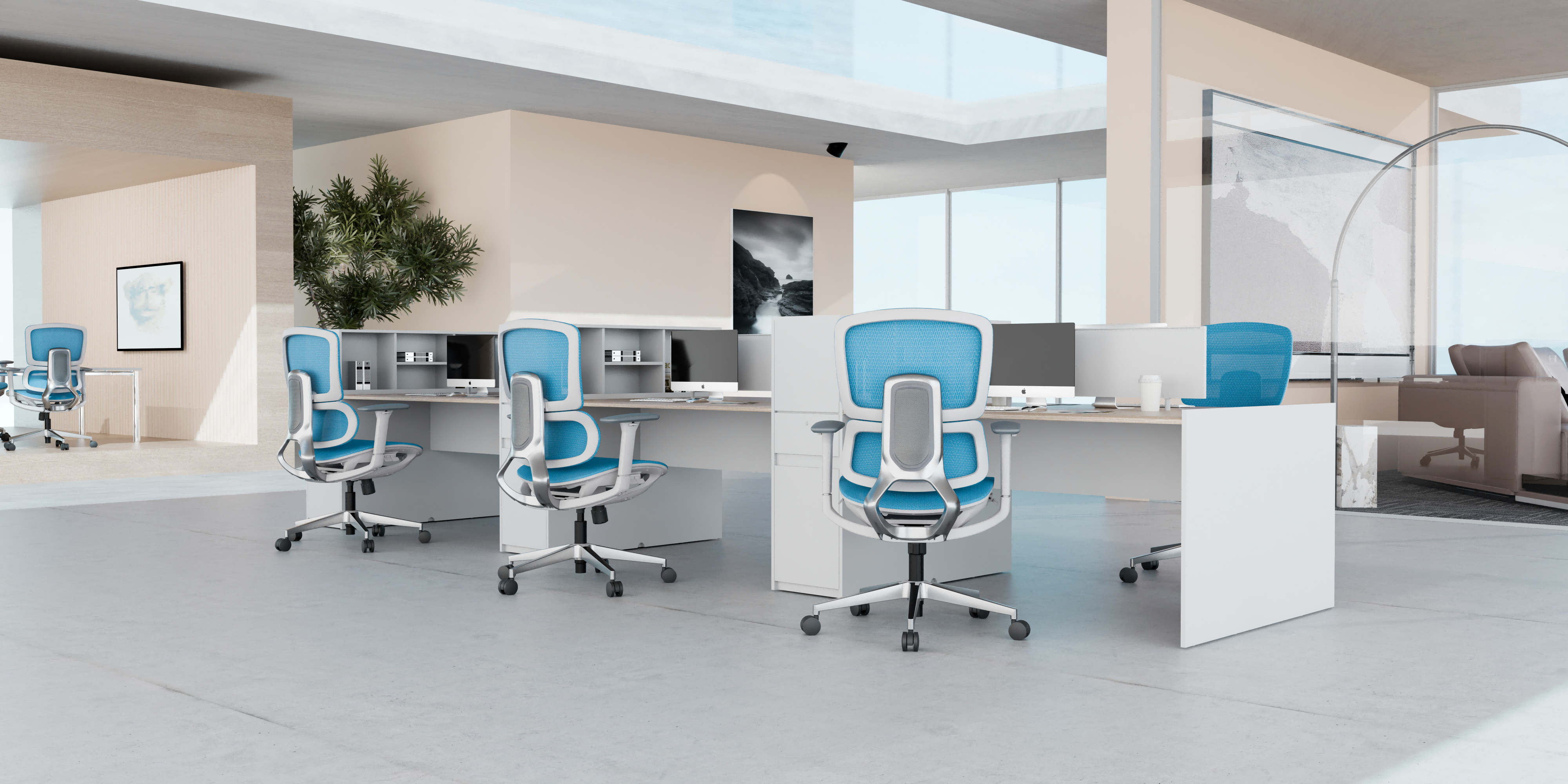 Modern Ergonomic Office Chair Heavy-duty High Back Mesh Chair for Office Home 内容插图-1.png