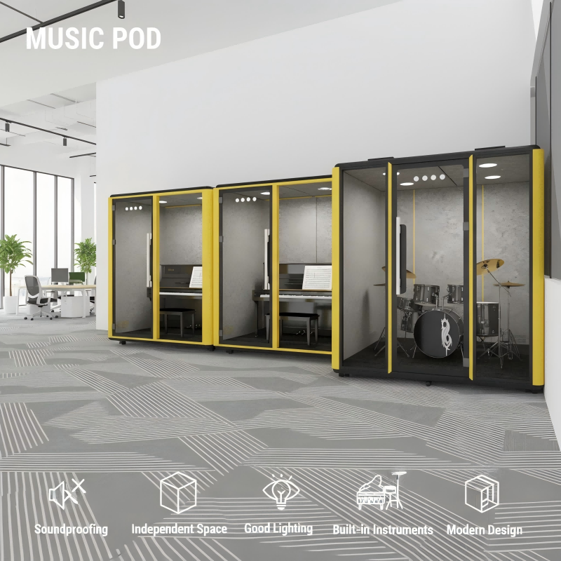 Custom Professional Acoustic Booth Soundproof Cabin Pod Music Cabin