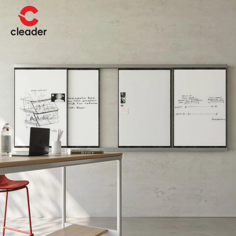 Slide the Whiteboard Dry Erase Board with Pen Holder