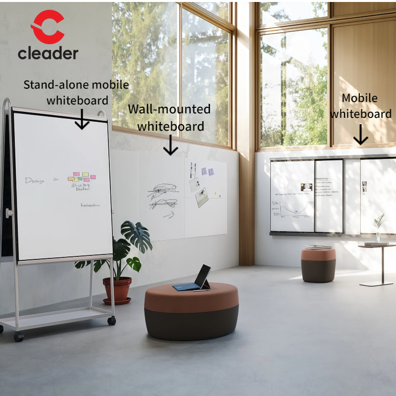 Slide the Whiteboard Dry Erase Board with Pen Holder