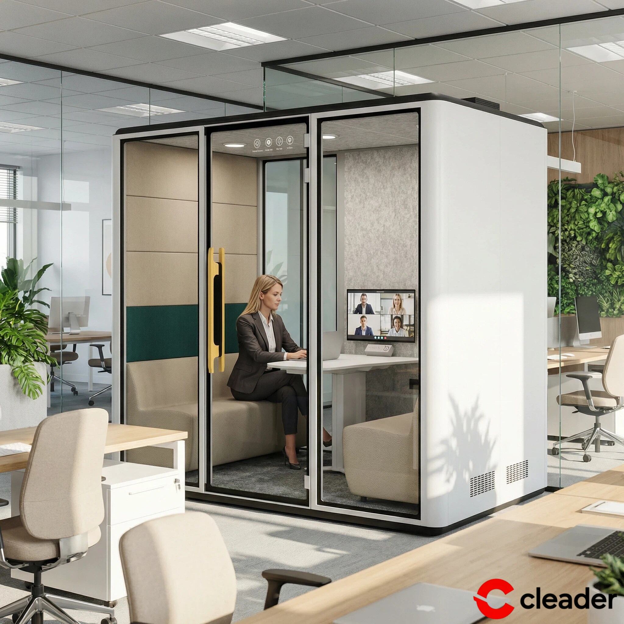 Comment les cabines de réunion pour bureaux révolutionnent-elles les environnements de travail à distance ?