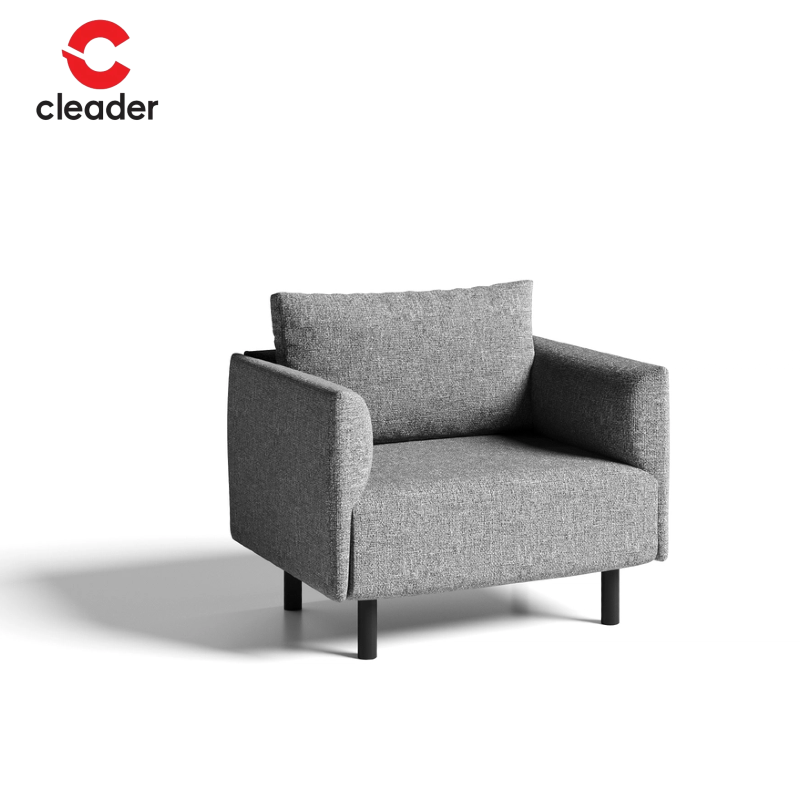 Modern Set Office Sofa Metal Base Legs Commercial Furniture Reception Home