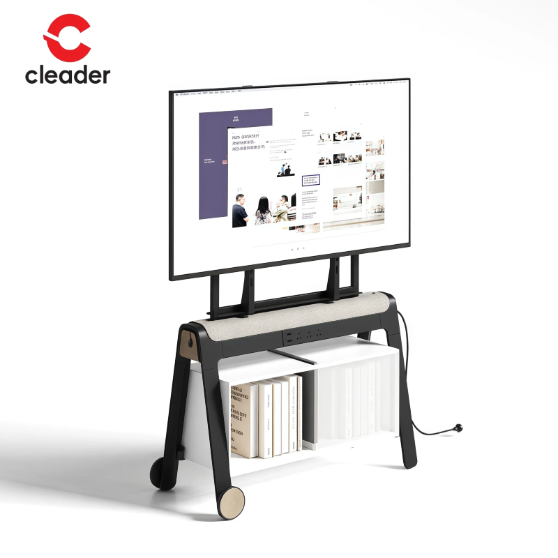 TV Mount with One Multi-functional Small White Socket with A+C+ Three-pronged Holes