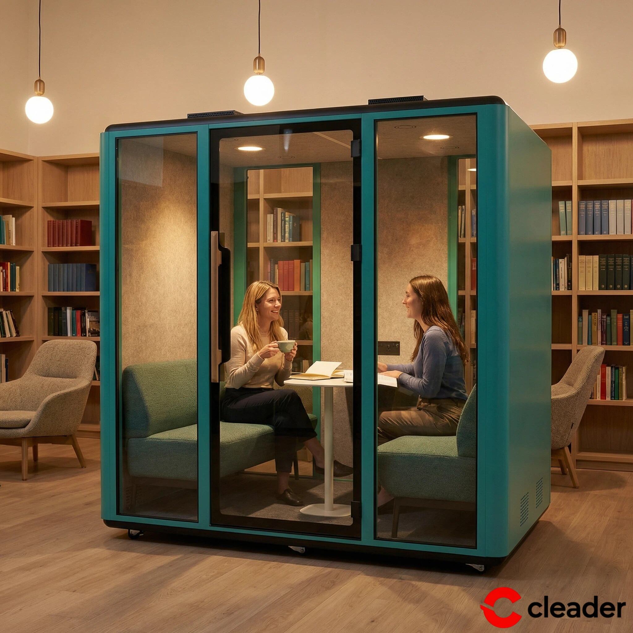 Cómo elegir la cabina de reuniones para dos personas perfecta según las necesidades de su oficina