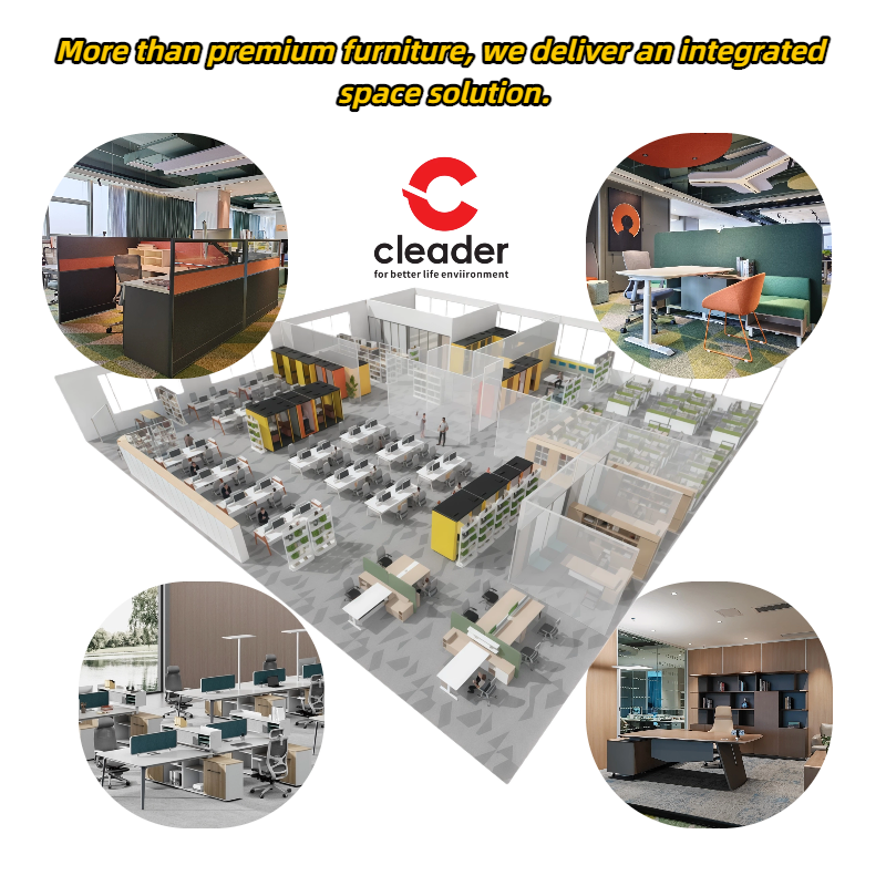 Modern Office Furniture Conference Table Wood Panel for Meetings Conferences