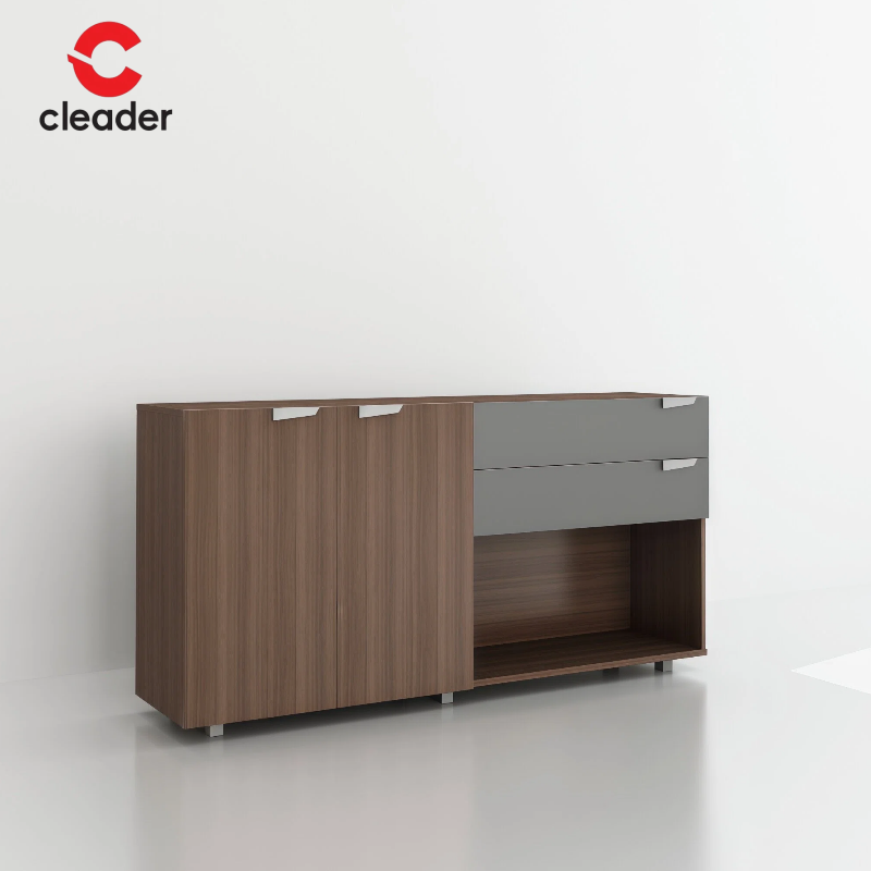Wooden Lockable Aluminum Filing Cabinets Melamine Particle Board for Office