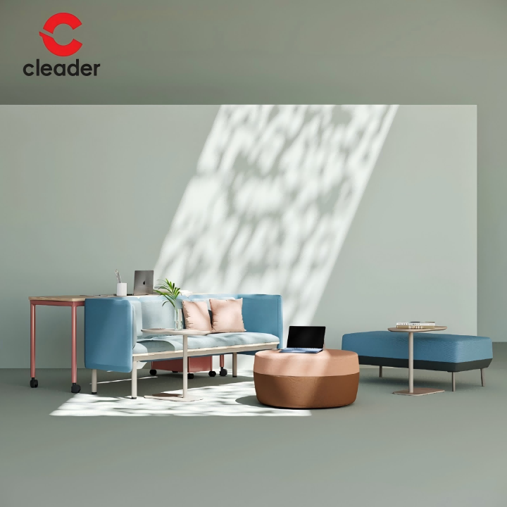 Luxury Sectional Sofa Office Commercial furniture fabric modern Office sofa