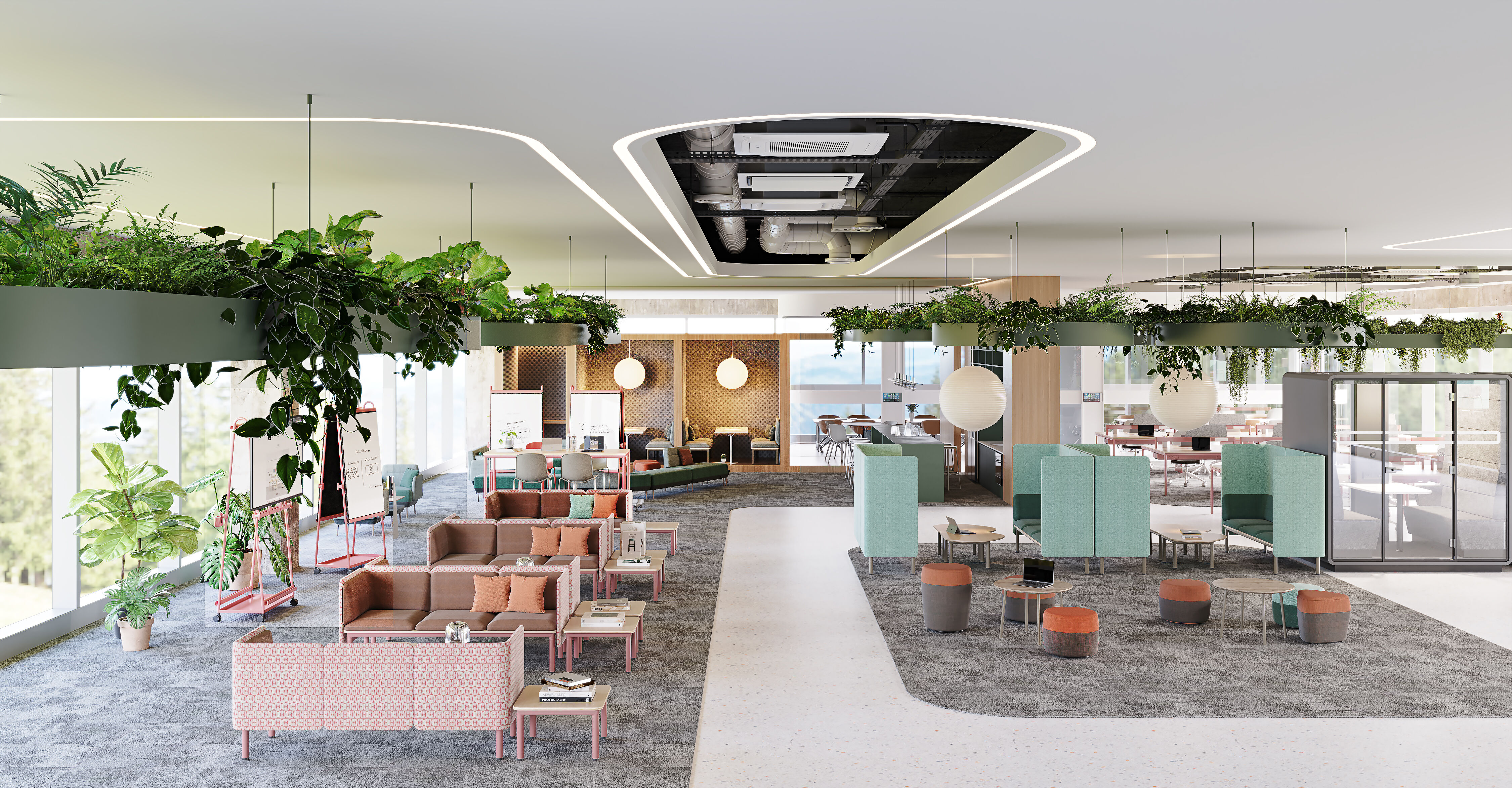 Luxury Sectional Sofa Office Commercial furniture fabric modern Office sofa内容插图-1.jpeg