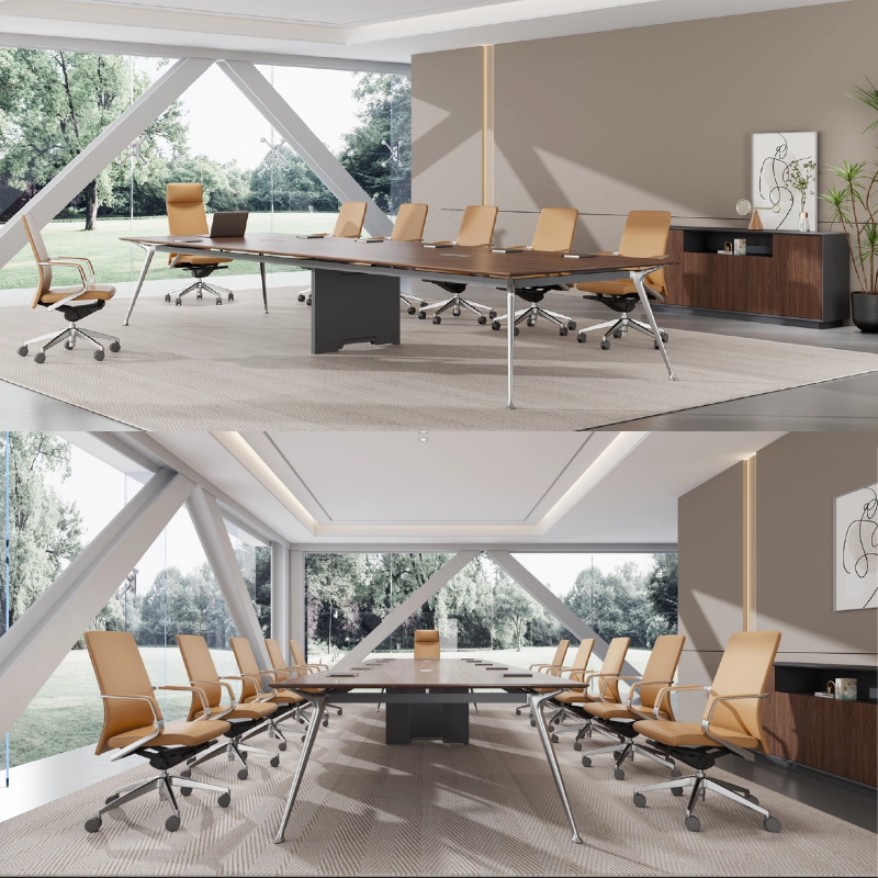 Modern Wooden Modular Conference Table Meeting Room Desk 8 10