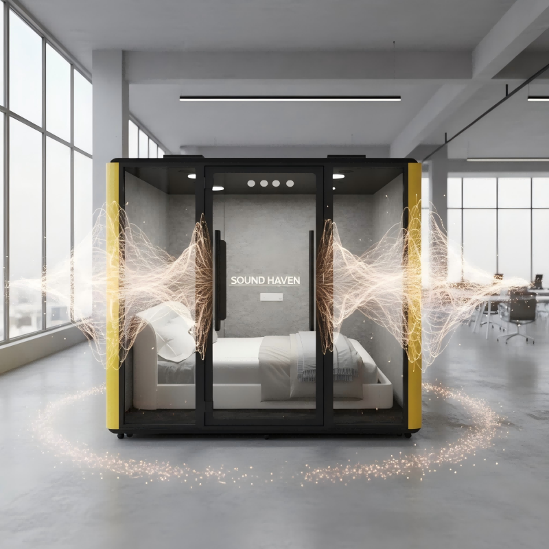 Prefabricated Sleeping Cabin Intelligent Soundproof Portable Sleeping Pods