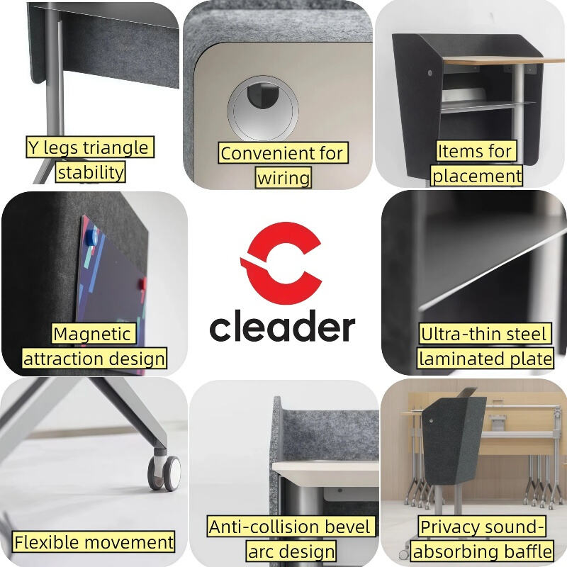 Modern Portable Office & School Conference Training Desk Table Platform