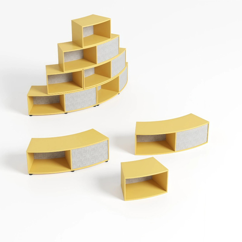 Interactive Modular Circular School Library Student Rest Area Leisure Sofa 