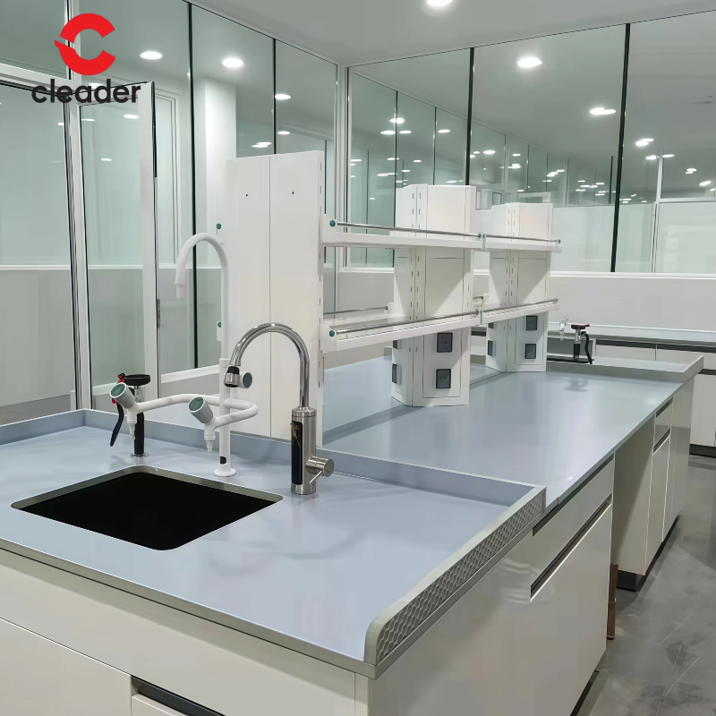 Science Lab Table Chemical Resistant Work Bench Laboratory Furniture