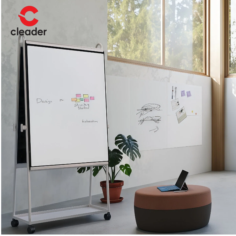 Slide the Whiteboard Dry Erase Board with Pen Holder Whiteboard Eraser Water-based Pen