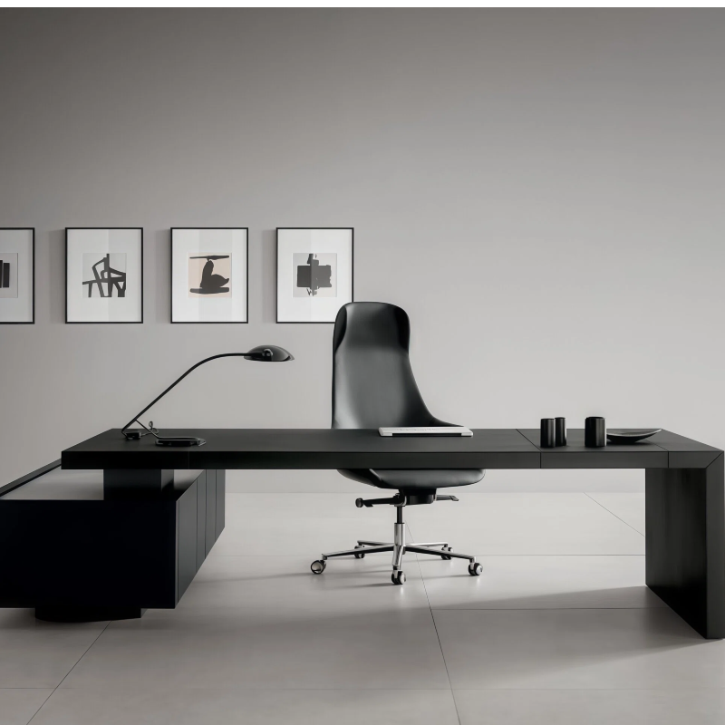 Modern Executive Leather Chair Comfortable Soft Swivel High Back Office