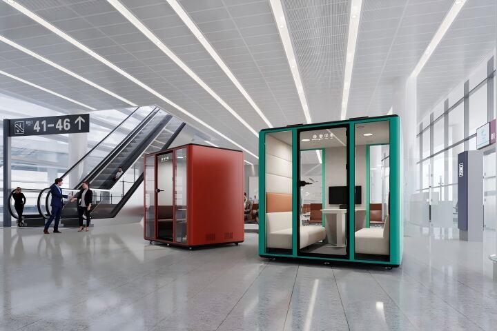 Modern Executive Meeting Pods Smart Modular Mobile Phone Booths-6应用场景.jpg