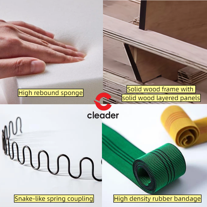 Luxury Sectional Sofa Office Commercial furniture fabric modern Office sofa