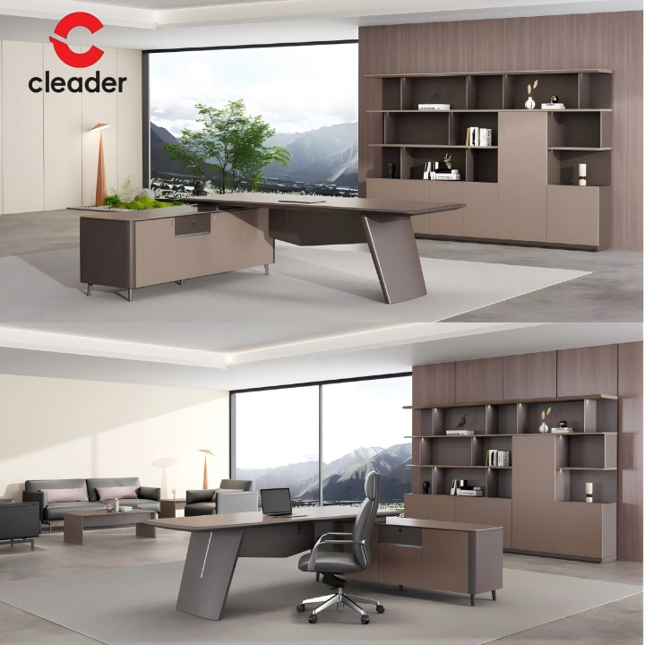 Modern Executive Office Filing Cabinet Durable Wooden Furniture for  Commercial-6（场景图）.png