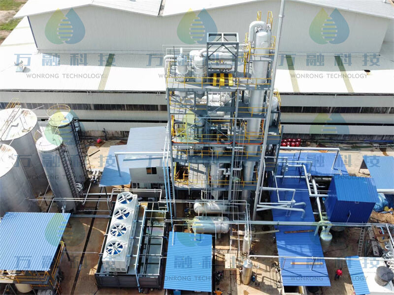 progetto Malacca, Malaysia 2020, impianto per il riciclo di 50 TPD di olio motore usato in diesel di alta qualità.