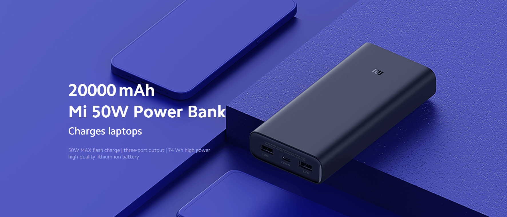 xiaomi power bank 20000mah 50w -1