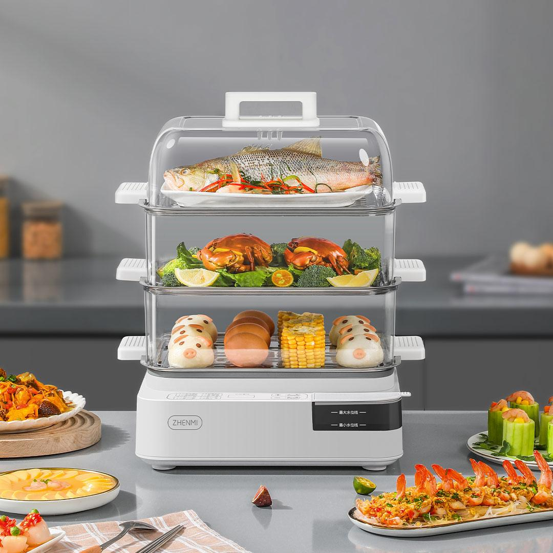 xiaomi youpin Zhenmi 20L Stainless Steel Electric Food Steamer
