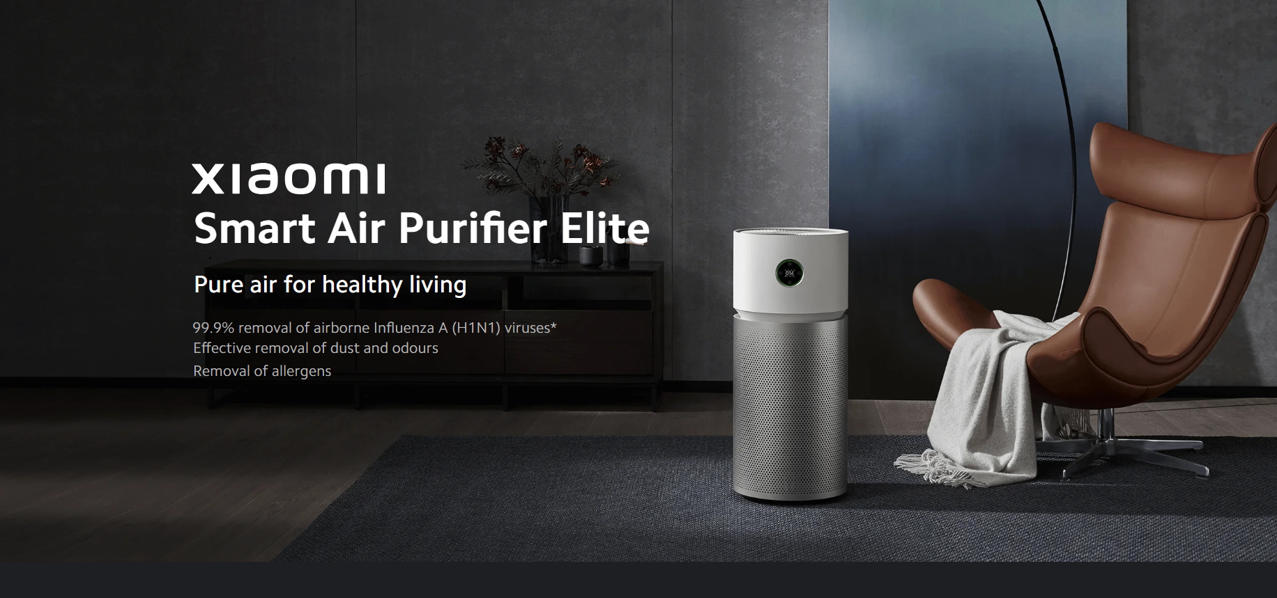 Xiaomi Smart Air Purifier Elite: Silent, Smart & Comprehensive Air Protection for Every Home