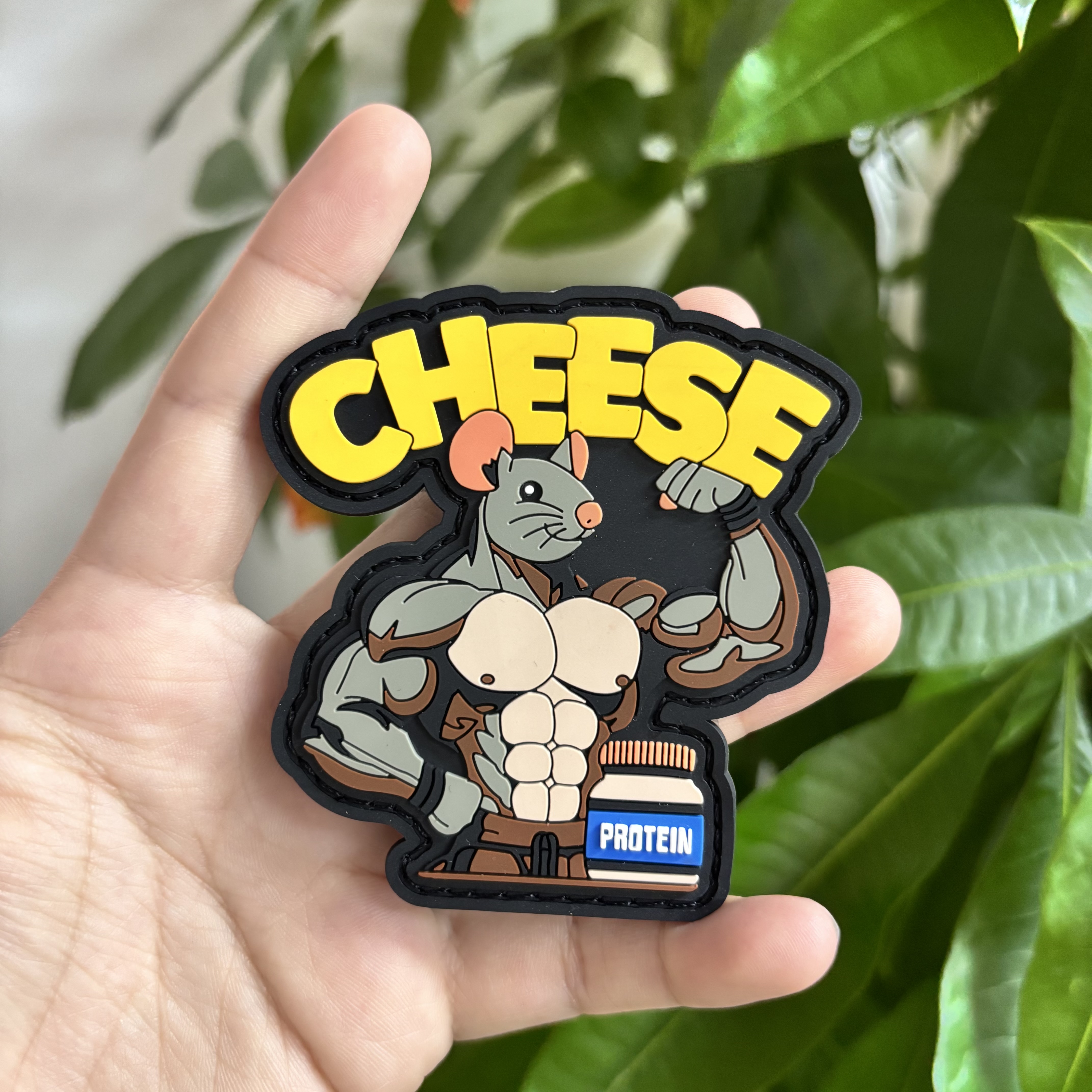 Logo Personalizzato Taglio Tondo Forma Professionale Etichette in PVC morbido 3D in Gomma, Patches da Applicare con Ferro per Cappelli