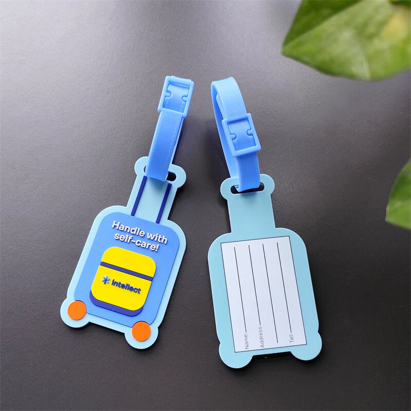 Custom PVC Luggage Tags for Travel Brands 