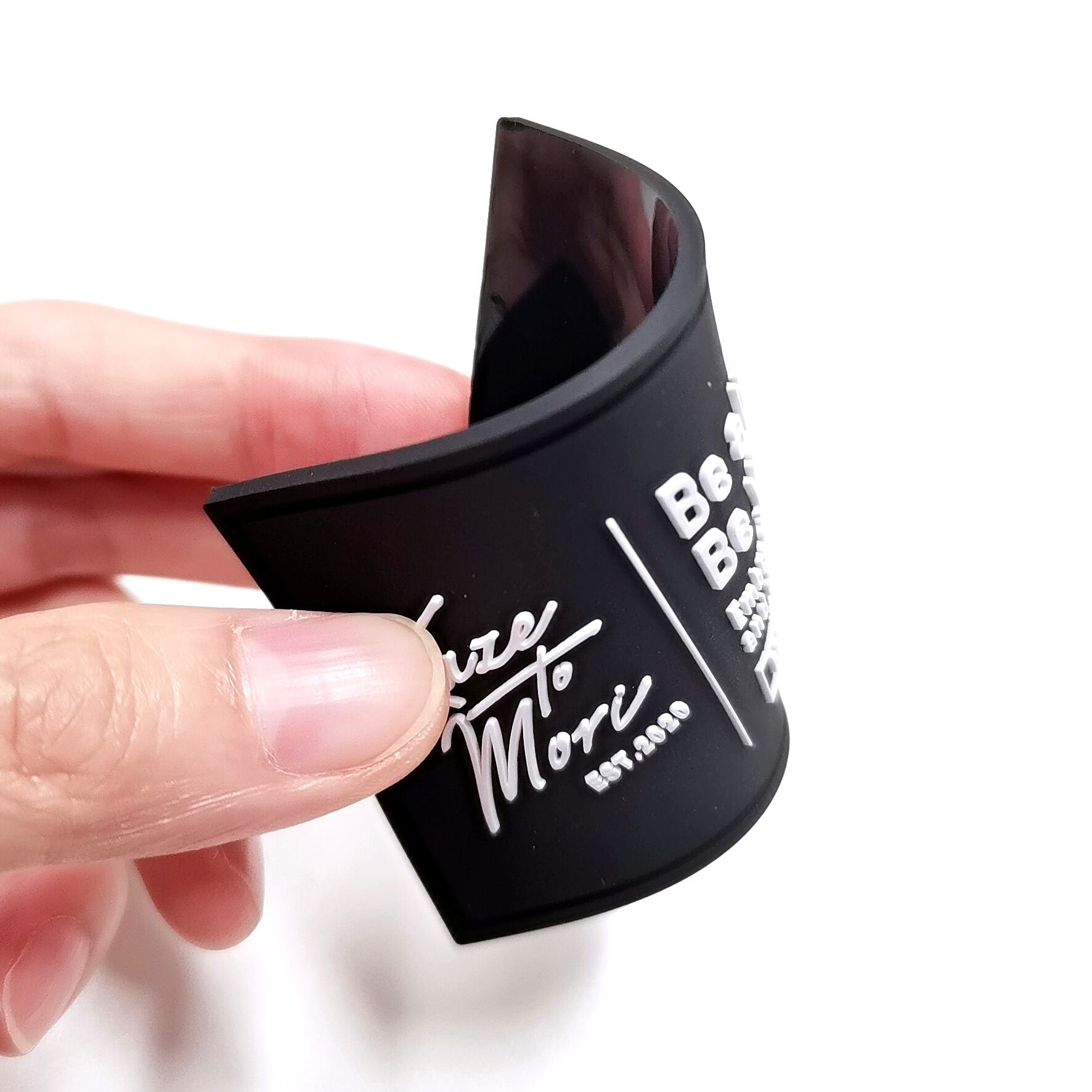 Logo Personalizzato in Gomma morbida 3D in PVC e Silicone per Indumenti