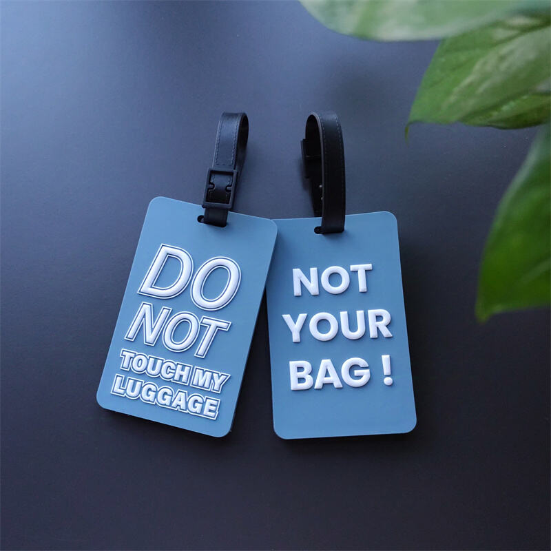 Custom PVC Luggage Tags for Travel Brands 