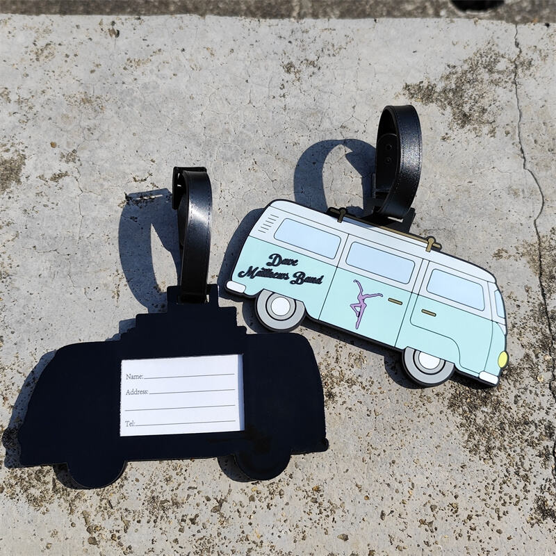 Wholesale PVC Luggage Tags with Custom Logo 
