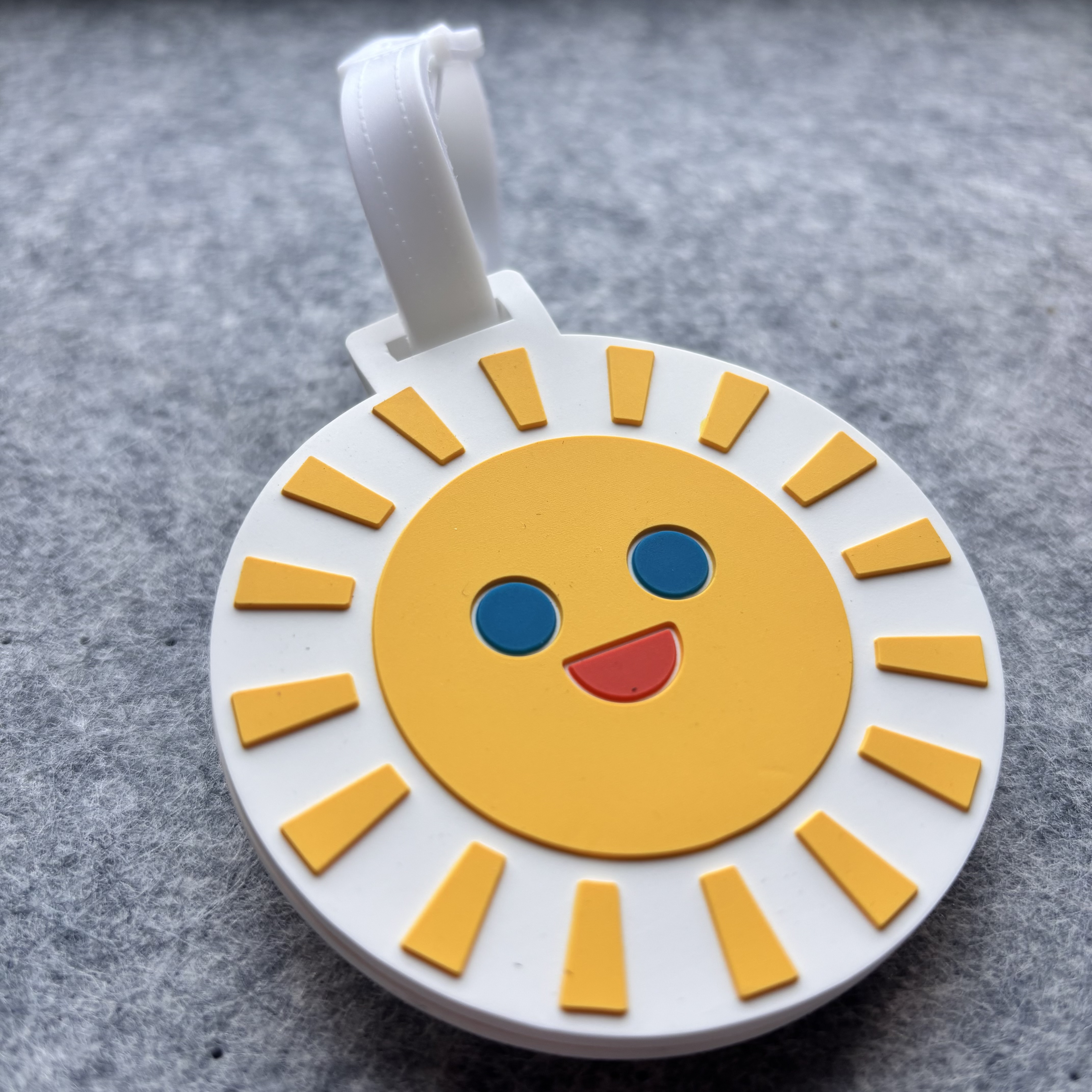 Individuell farbenfroh wasserdichte klare PVC Gepäckmarke weiche Gepäckmarke mit Namen und ID-Karte aus Kunststoffmaterial