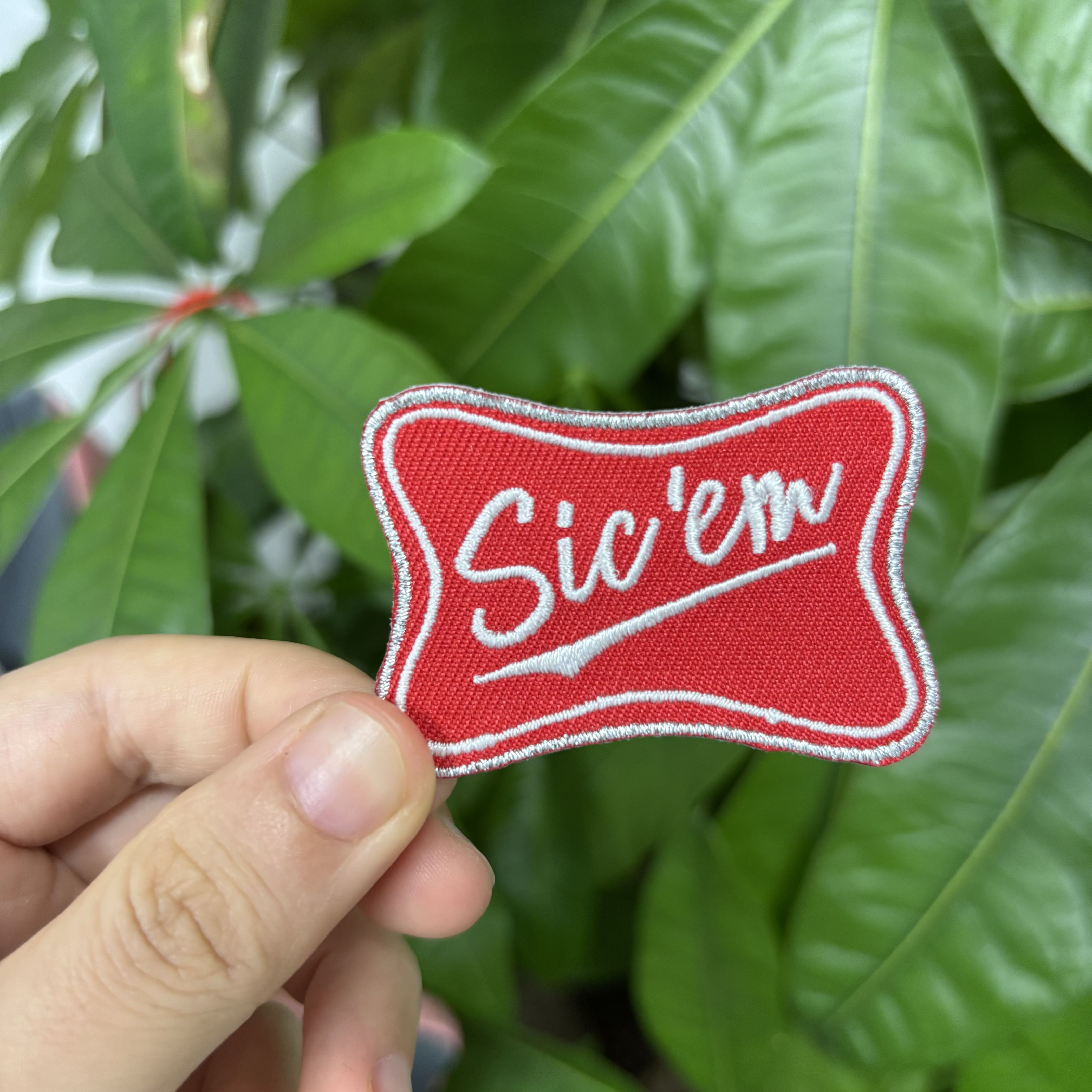 Personalisierte Wäschekennzeichen mit Stickerei zum Aufnähen für Kleiderdeko