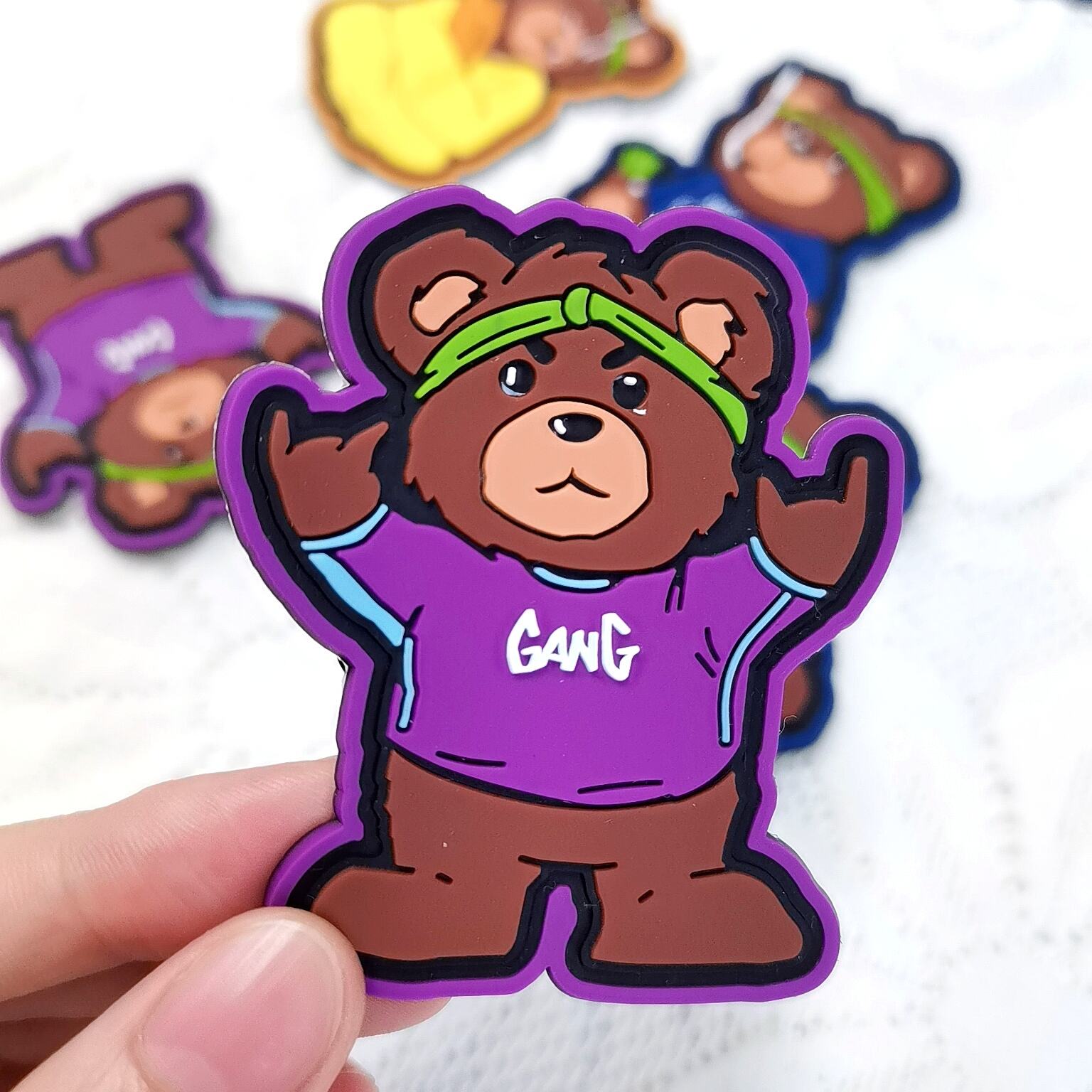 Pvc Personalizzato Con Cucitura A Pressione E Logo In Gomma 2D 3D Stampa Al Buio Rilievo Patch Logo Cappelli Con Patches