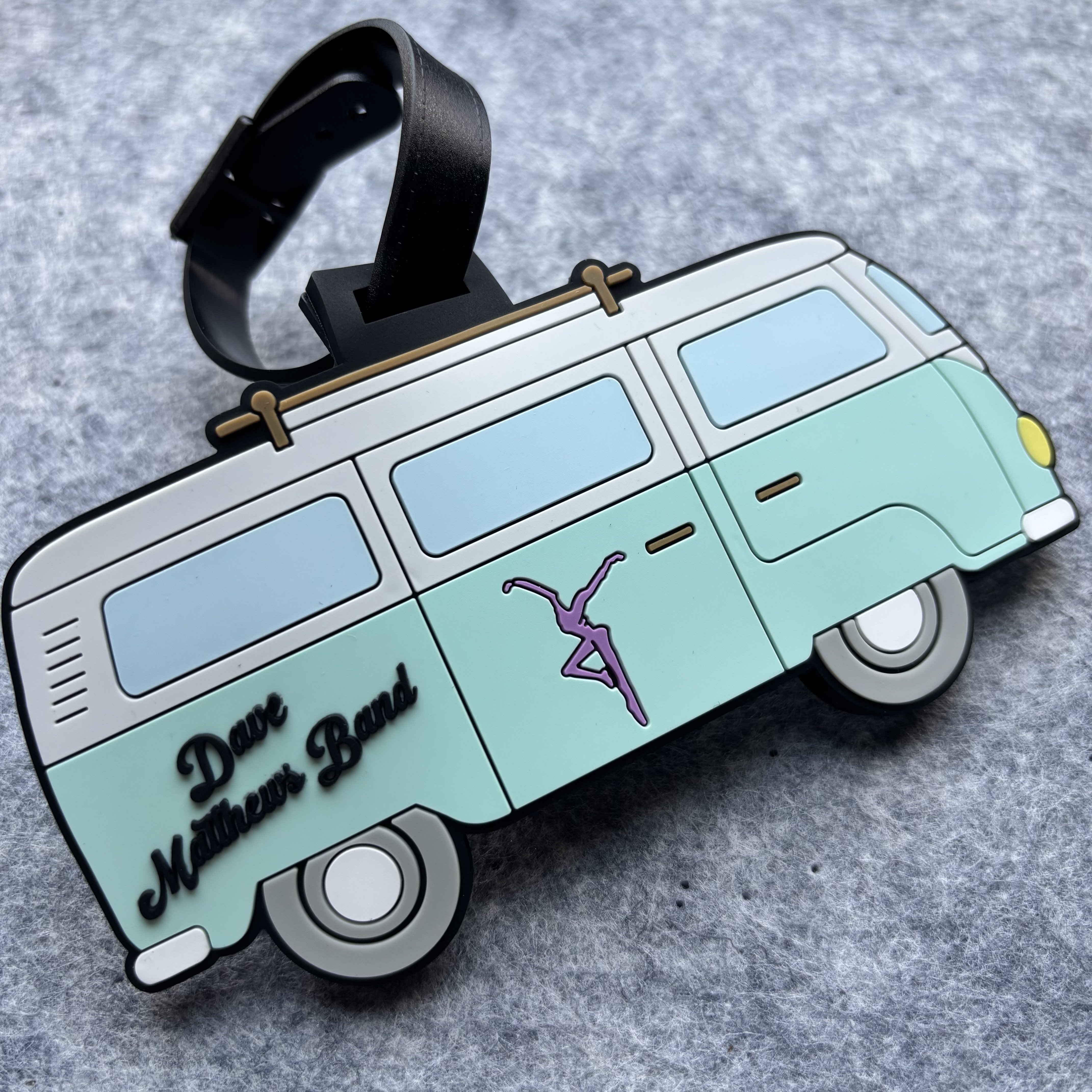 Etichette in silicone personalizzate in PVC per tag del bagaglio, portapasseggeri da imbarco