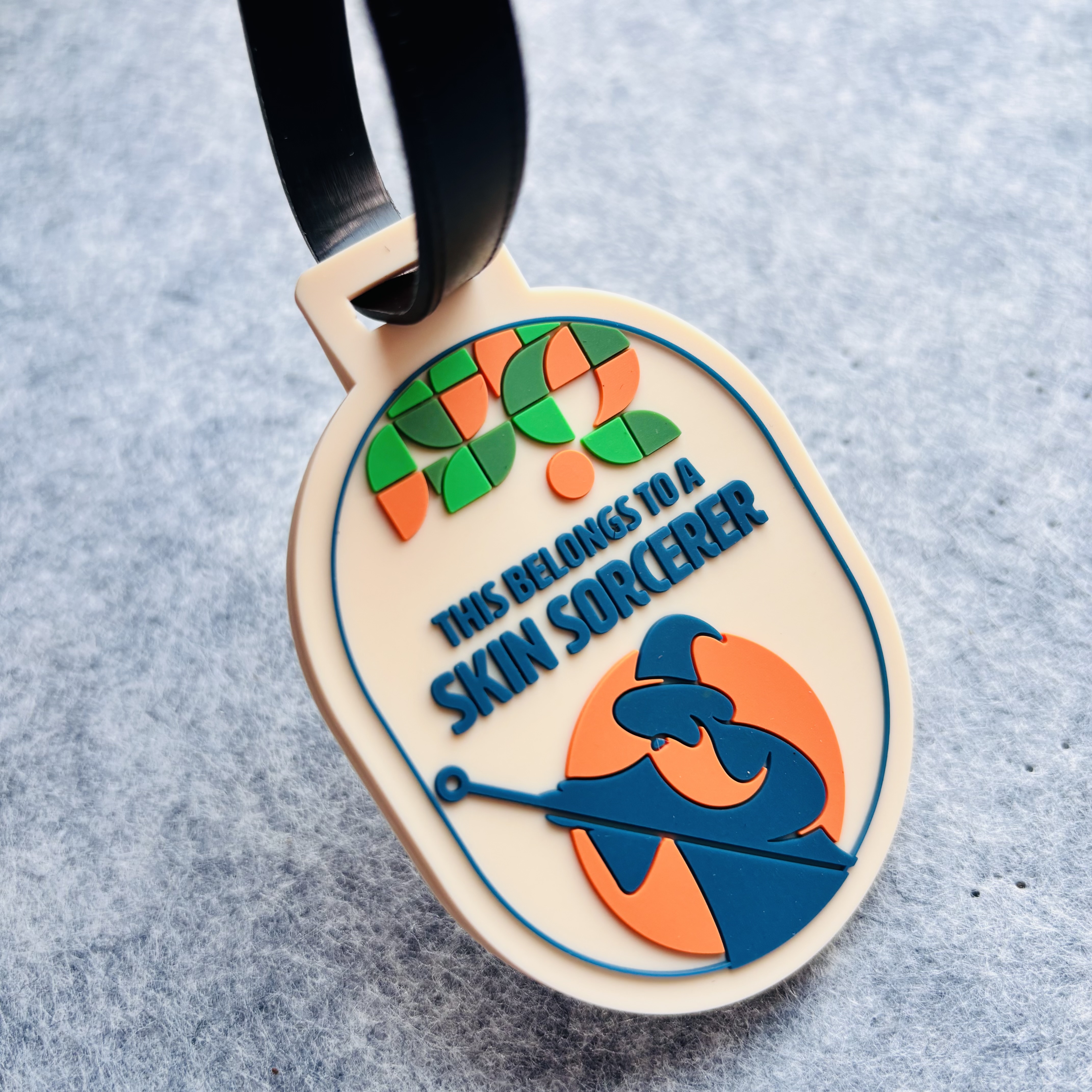 Etichette da Viaggio Personalizzate al Grosso con Motivo in Gomma Morbida PVC, Realizzazione su Misura