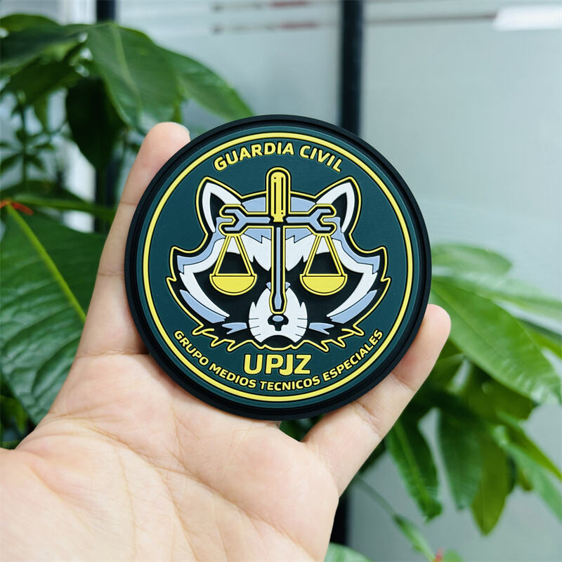 Custom PVC Rubber Patches for Apparel and Bags 