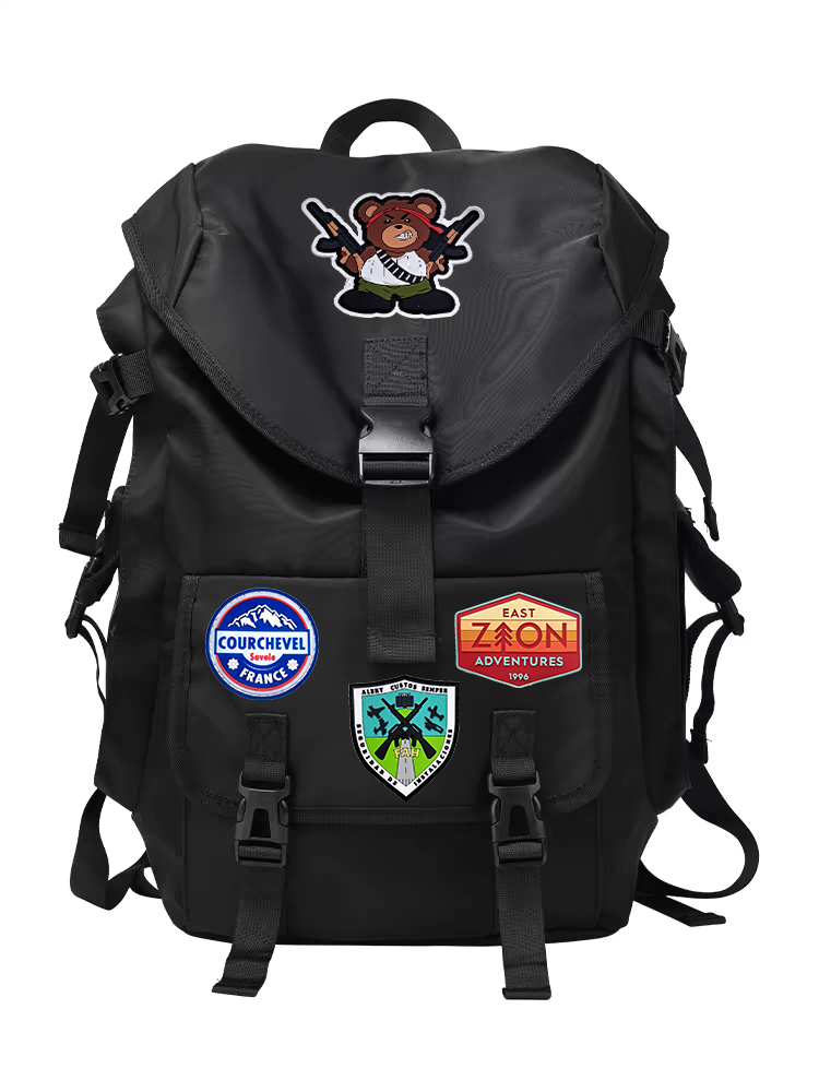 Insegna in Gomma Personalizzata Realizzata con Patches da Cucire Designer Logo in Gomma PVC per Indumenti