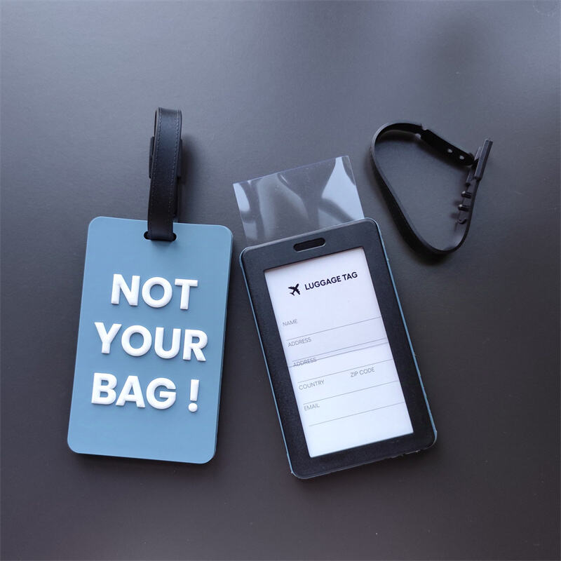 Custom PVC Luggage Tags for Travel Brands 