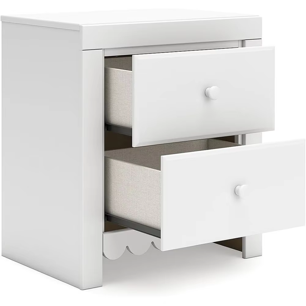 Evaluate Scalloped Nightstand for Unique Aesthetics