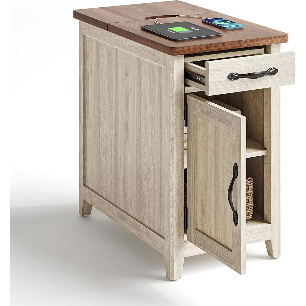 Maximize Space: Round Bedside Table Drawer Strategies