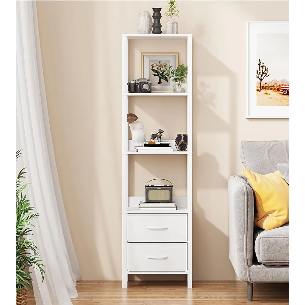Practical Uses of a White Bookshelf with Doors
