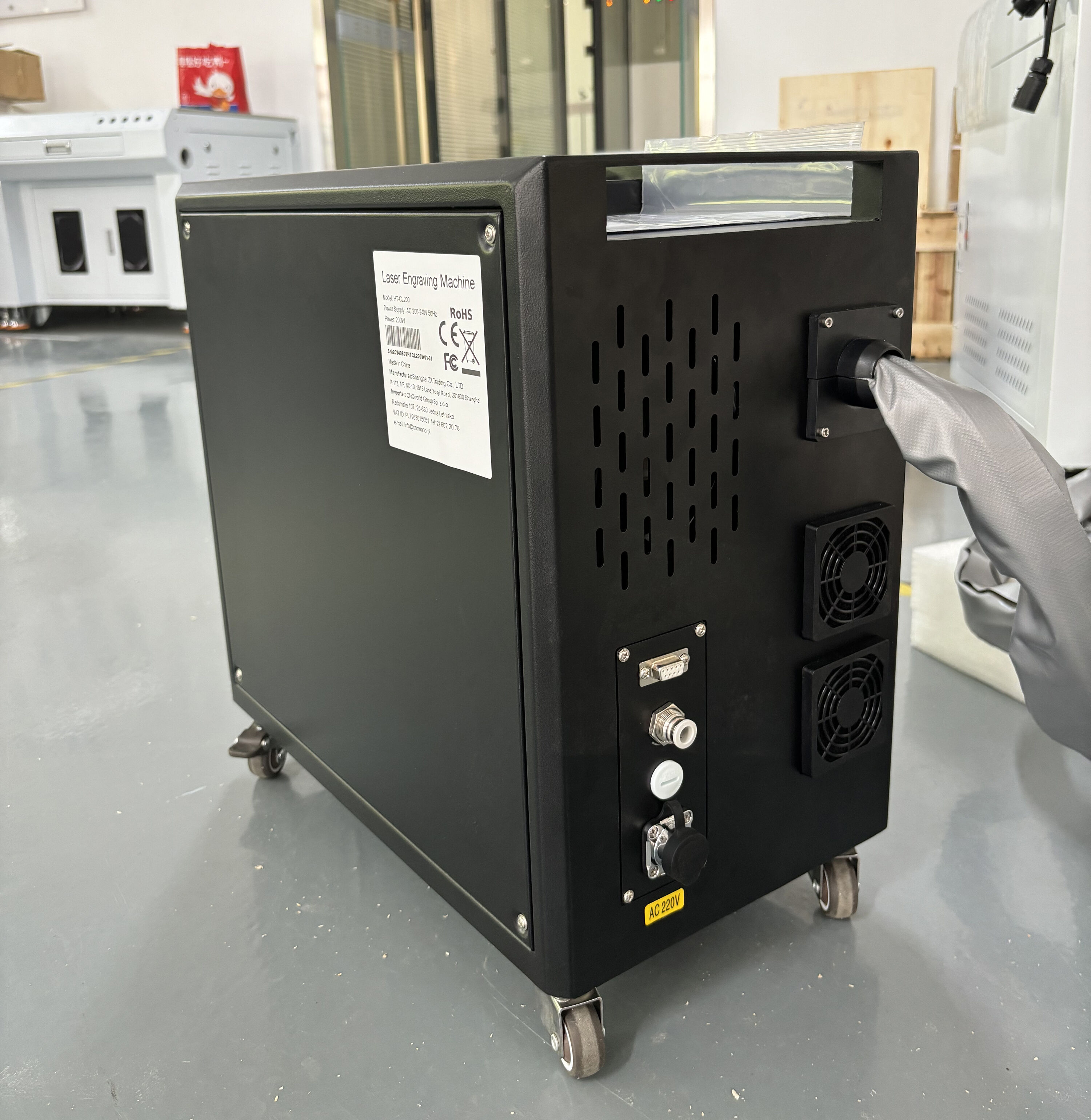 Pulse air-cooled laser cleaning machine