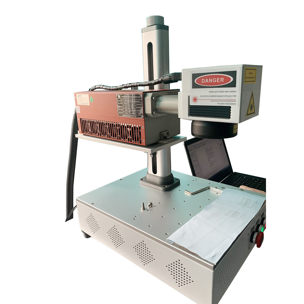 Macchina per marcatura laser UV – Dispositivo industriale per marcatura ad alta precisione con lavorazione a freddo