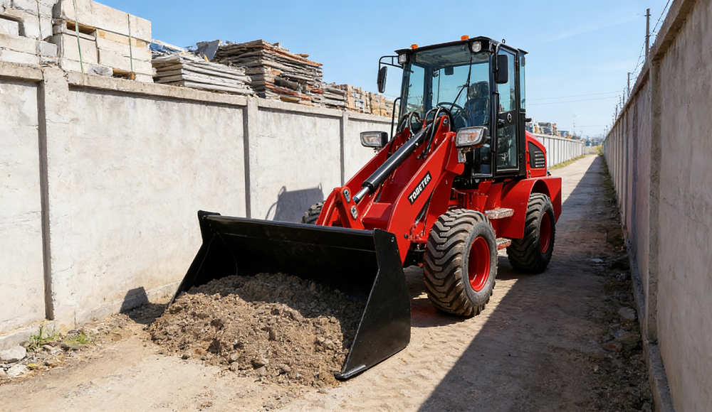 Articulated Loader Benefits for Tight Turning Radii