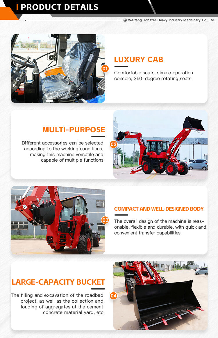 Wheel Backhoe Loader Features