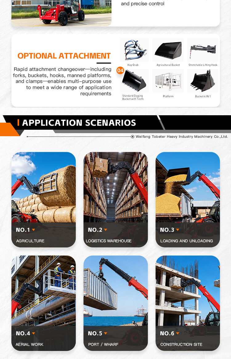 Large Telehandler Applications